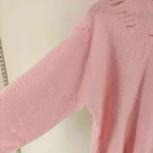 パメオポーズ Pameo Pose Sliver Sweater ダメージニット レディース FREE