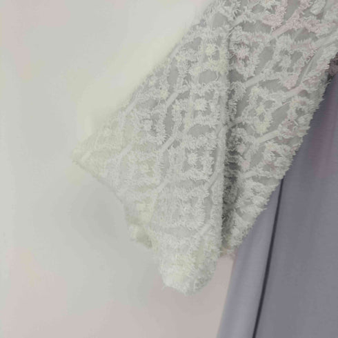 ナノユニバース NANO universe バルーンスリーブコンビカットワンピース レディース FREE