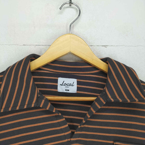 Local GOLF 鹿の子 スキッパーシャツ メンズ M/L