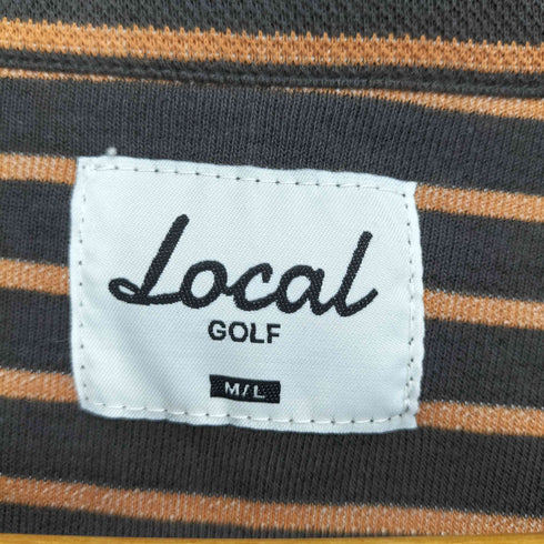 Local GOLF 鹿の子 スキッパーシャツ メンズ M/L