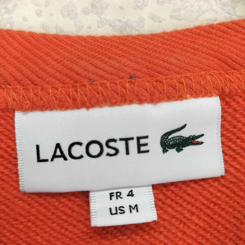 ラコステ LACOSTE プレミアムコットン クルーネックスウェット メンズ FR4