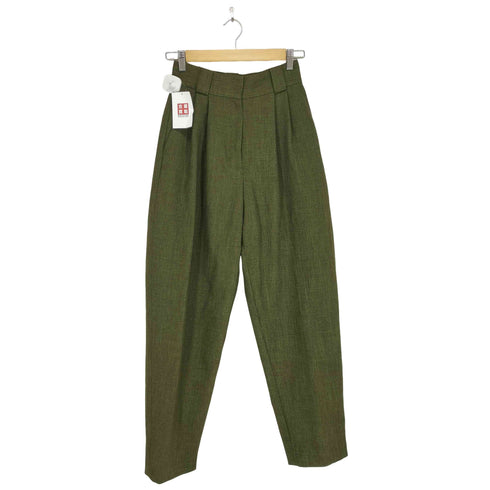 ヘリンドットサイ HeRIN.CYE 2tuck trousers pants ツータックトラウザーズパンツ レディース JPN:36