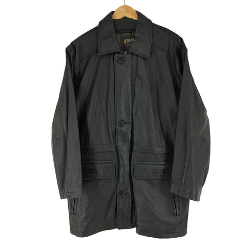 羊革レザーカーコート メンズ import:M