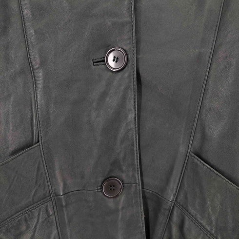 NECESSARY 羊革レザーコート レディース FREE