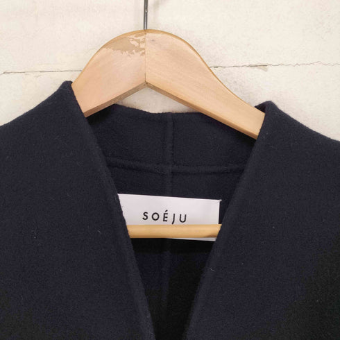 ソージュ SOEJU ウールリバーミディコート レディース