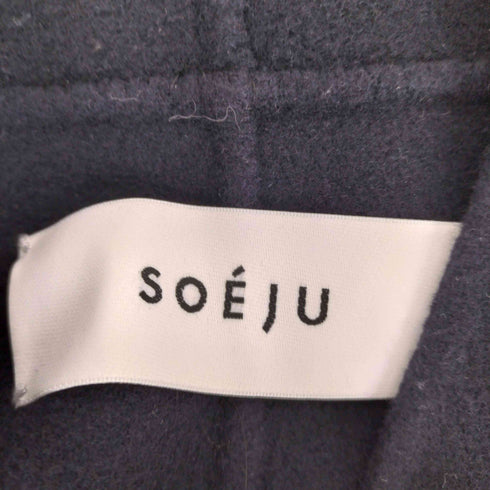 ソージュ SOEJU ウールリバーミディコート レディース