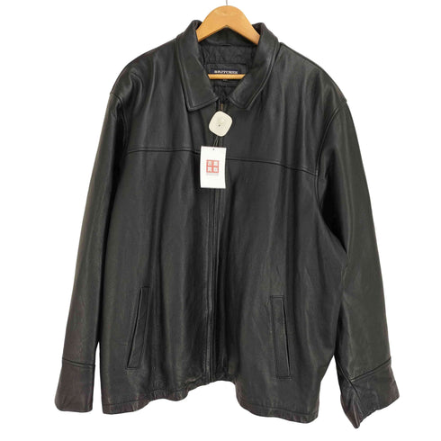 BRITCHES 90S レザー ジップアップ ジャケット メンズ import:XXL