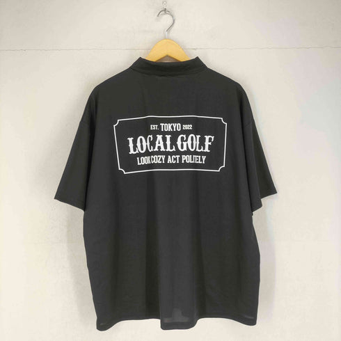 Local GOLF 両面プリントポロシャツ メンズ S/M