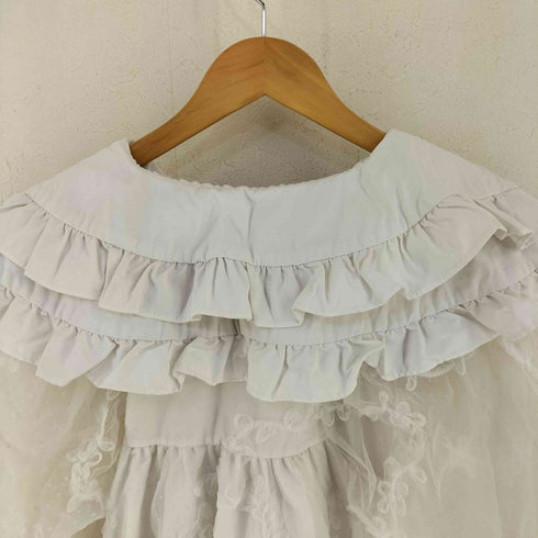 ビックカラー シアースリーブ ワンピース レディース