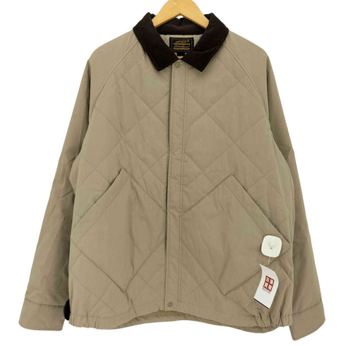 エディーバウアー Eddie Bauer 黒タグ 復刻 THERMOLITE 襟コーデュロイ キルティングジャケット メンズ import:L