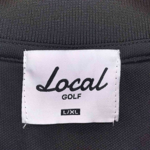 Local GOLF 両面プリントポロシャツ メンズ L/XL