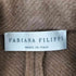 FABIANA FILIPPI イタリア製 シルク混 ショールカラージャケット レディース s