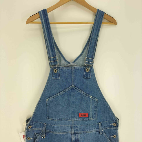 イグザンプル EXAMPLE ロゴパッチ 内プリント デニム オーバーオール メンズ XL