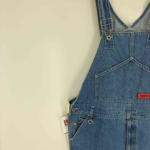 イグザンプル EXAMPLE ロゴパッチ 内プリント デニム オーバーオール メンズ XL