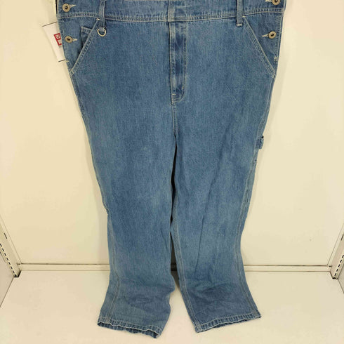 イグザンプル EXAMPLE ロゴパッチ 内プリント デニム オーバーオール メンズ XL