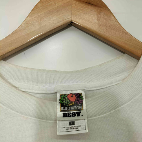 フルーツオブザルーム FRUIT OF THE LOOM 90-2000s BEST トナカイ メッセージ クルーネックTシャツ エロT メンズ import:L