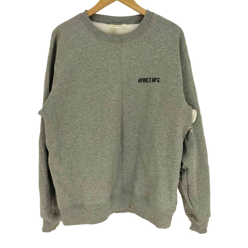 アヴィレックス AVIREX US AIR FORCE プリント 裏起毛 スウェット トレーナー メンズ import:XL