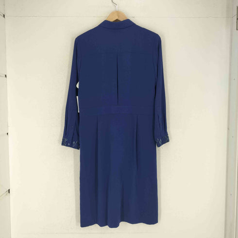 ピーエスポールスミス PS Paul Smith ビジュー装飾シャツワンピース レディース