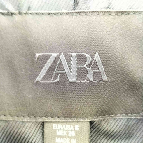 ザラ ZARA フェイクスエード クロップドジャケット レディース import:S