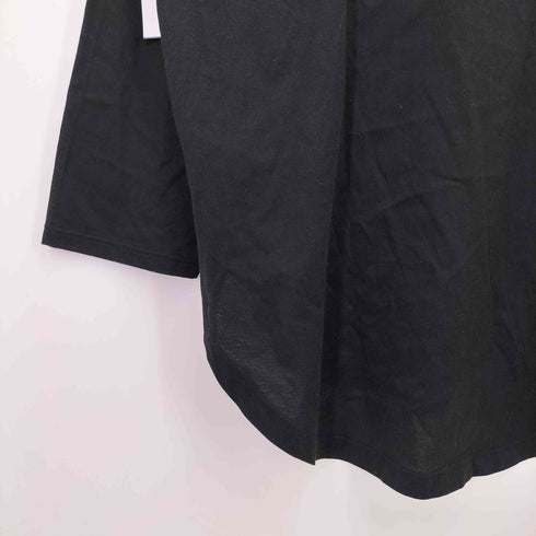 グラウンドワイヨウジヤマモト Ground Y Yohji Yamamoto 25ss COTTON JERSEY TORN PATTERN HEM ROUND JUMBO T-SHIRT LONG SLEEVES メンズ JPN:3