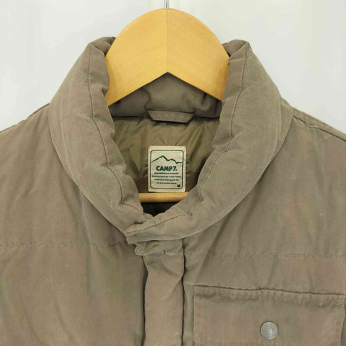 キャンプセブン CAMP7 3ポケット ダウンベスト メンズ import:M