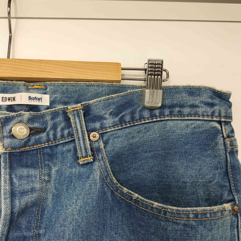 エドウィン EDWIN EDS Safari Lounge別注 レギュラーテーパード デニムパンツ ジーンズ メンズ 34