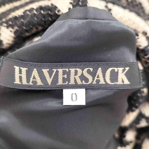 トゥモローランド TOMORROWLAND HAVERSACK ウールロービングヘリンボーン バルカラーコート レディース JPN:0