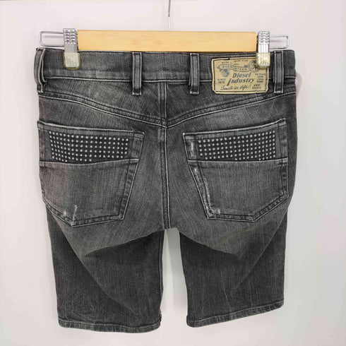 ディーゼル DIESEL ダメージ加工 ボタンフライ デニム ショーツ Y2K レディース W24
