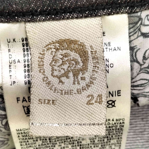 ディーゼル DIESEL ダメージ加工 ボタンフライ デニム ショーツ Y2K レディース W24