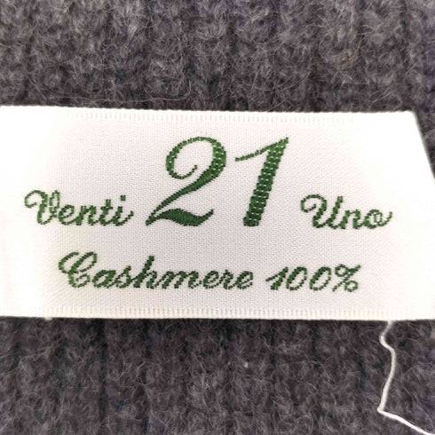 カシミヤリブマフラー メンズ