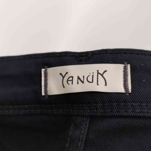 ヤヌーク YANUK RUTH スリムテーパードブラックデニムパンツ レディース US:24