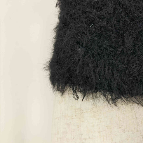 ノーリーズ NOLLEY’S 24aw チュールフェザーヤーンニットビスチェ レディース JPN:38