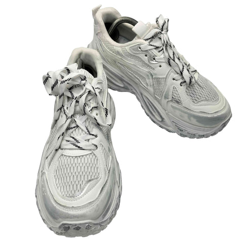 magicedify 厚底 バウンサー ダメージ加工 汚れ加工 ダッド スニーカー メンズ