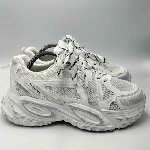 magicedify 厚底 バウンサー ダメージ加工 汚れ加工 ダッド スニーカー メンズ