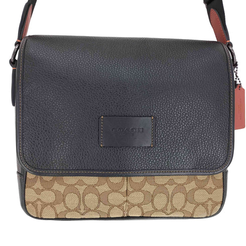 コーチ COACH シグネチャー ジャカード スプリント マップ バッグ 25 メンズ
