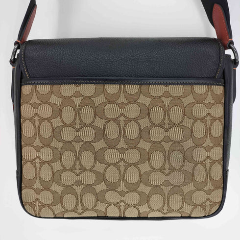 コーチ COACH シグネチャー ジャカード スプリント マップ バッグ 25 メンズ