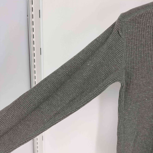 アヴィレックス AVIREX 両面プリント ワッフル L/S カットソー ロンT メンズ import:M