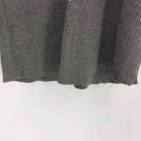 アヴィレックス AVIREX 両面プリント ワッフル L/S カットソー ロンT メンズ import:M