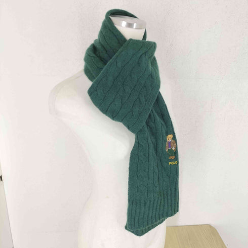 ポロラルフローレン POLO RALPH LAUREN ポロベアー刺繍 ケーブルニットマフラー メンズ
