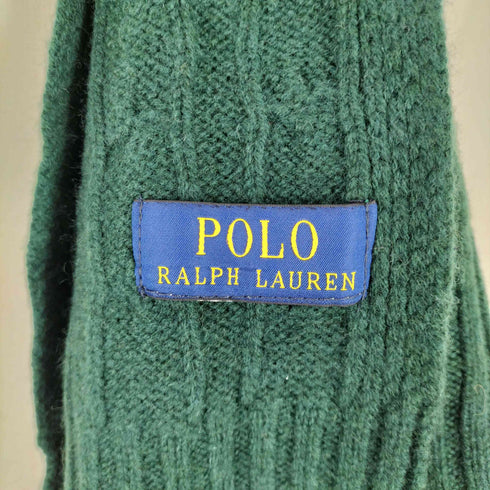 ポロラルフローレン POLO RALPH LAUREN ポロベアー刺繍 ケーブルニットマフラー メンズ