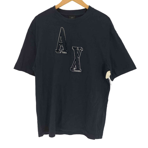 アルマーニエクスチェンジ ARMANI EXCHANGE Heavy Cotton T-Shirt With Logo ロゴ ヘビー コットン Tシャツ メンズ import:M