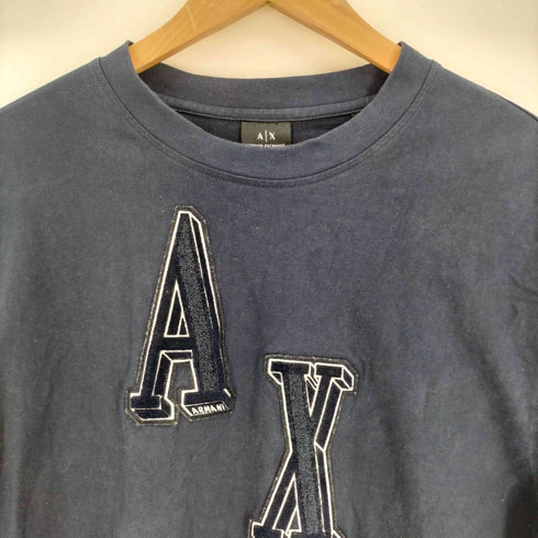 アルマーニエクスチェンジ ARMANI EXCHANGE Heavy Cotton T-Shirt With Logo ロゴ ヘビー コットン Tシャツ メンズ import:M
