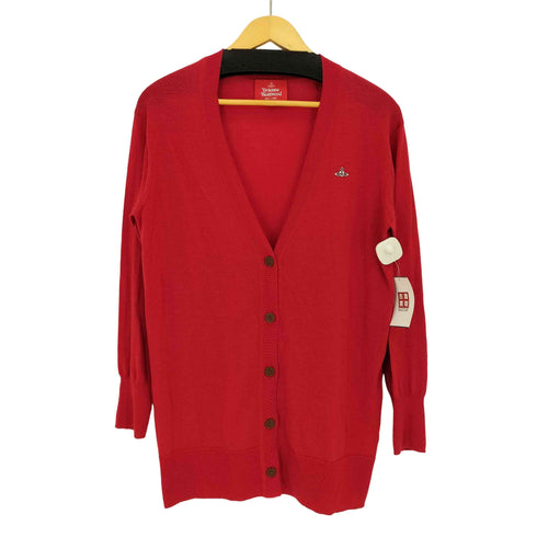 ヴィヴィアンウエストウッドレッドレーベル Vivienne Westwood RED LABEL オーブ刺繍 カーディガン レディース 00