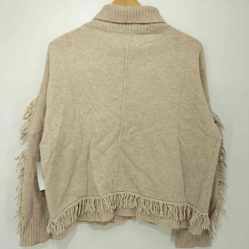 マックスマーラウィークエンド MAX MARA WEEKEND フリンジ ハイネック ウールニット セーター レディース import:M