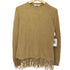マックスマーラ MAX MARA ウールキャメル フリンジ ニットセーター レディース import:S