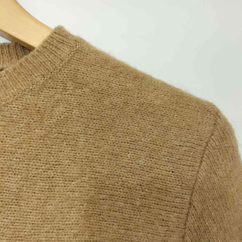 マックスマーラ MAX MARA ウールキャメル フリンジ ニットセーター レディース import:S