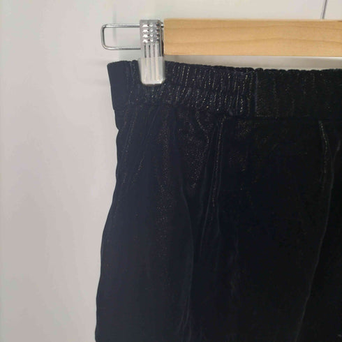 LA TOUR リボンデザイン ラメ ベルベットスカート レディース 9