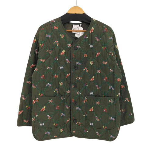 ニコアンド niko and... 花柄 アソートキルティングジャケット レディース JPN:M