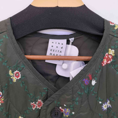 ニコアンド niko and... 花柄 アソートキルティングジャケット レディース JPN:M