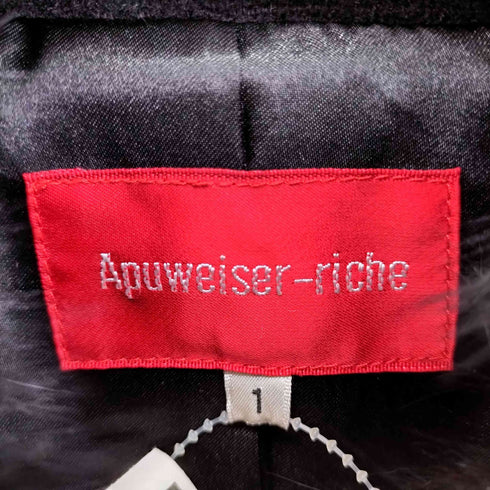 アプワイザーリッシェ Apuweiser riche フォックスファー襟コート レディース 1